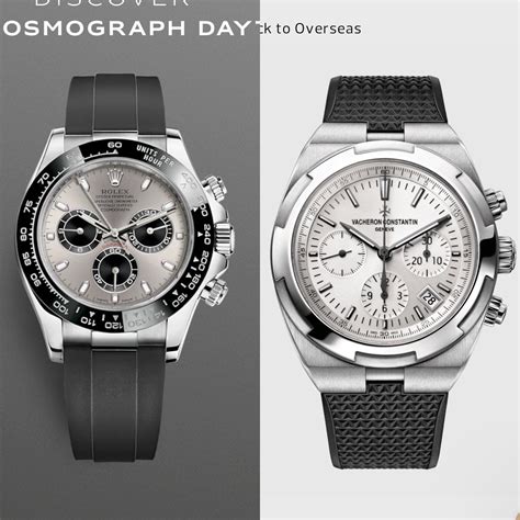 VC Overseas Chronograph vs Rolex Daytona 